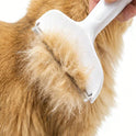 V-Shaped Pet Grooming Comb – Undercoat & Loose Hair Remover