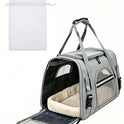 Soft Pet Carrier Bag | Foldable Breathable Cat & Dog Travel Carrier