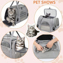 Soft Pet Carrier Bag | Foldable Breathable Cat & Dog Travel Carrier