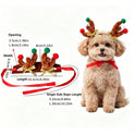 Christmas Reindeer Antler Headband for Dogs & Cats – Pet Holiday Accessory