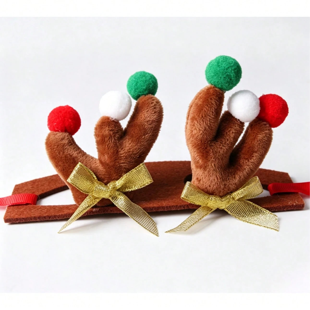Christmas Reindeer Antler Headband for Dogs & Cats – Pet Holiday Accessory
