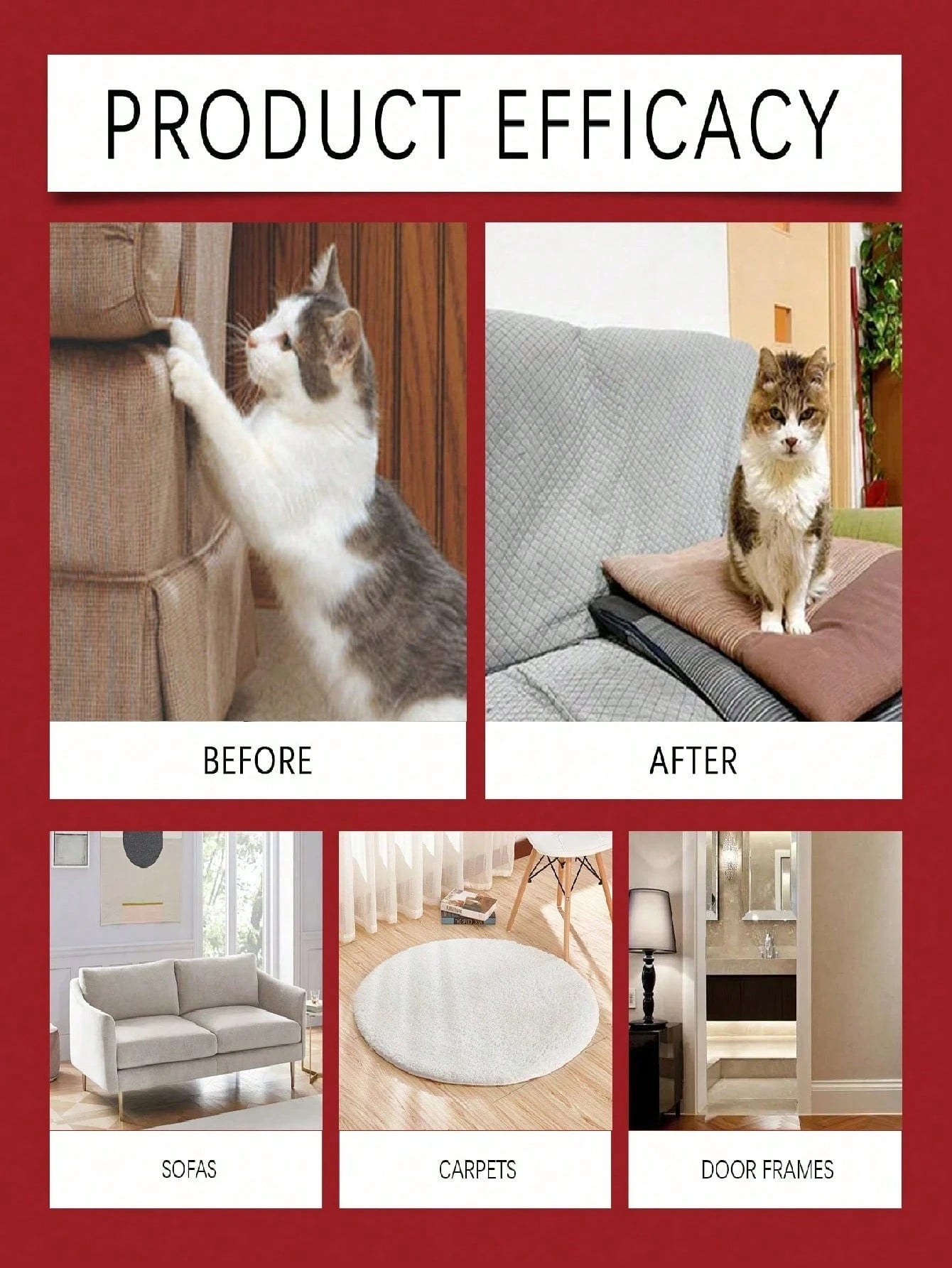 120ml Cat Repellent Spray – Anti-Scratching, Climbing & Urine Deterrent