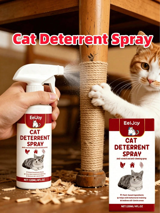 120ml Cat Repellent Spray – Anti-Scratching, Climbing & Urine Deterrent