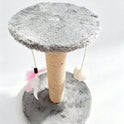 Mini Sisal Cat Scratching Post with Pom-Pom & Feather Toy | Interactive Cat Treec