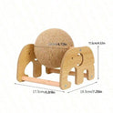Interactive Sisal Cat Scratching Post with Rolling Ball Toy | Durable Cat Scratcher
