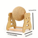 Interactive Sisal Cat Scratching Post with Rolling Ball Toy | Durable Cat Scratcher