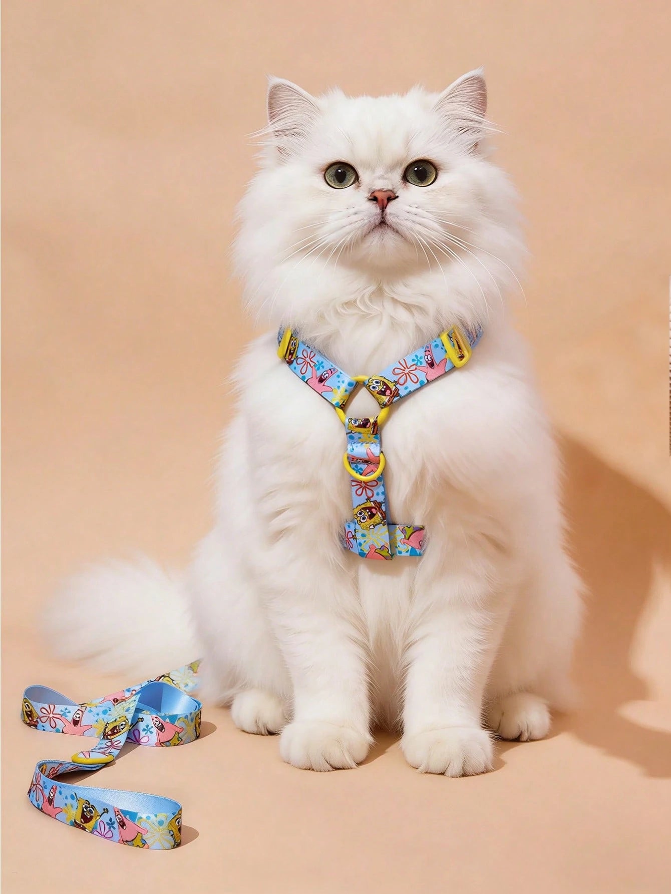 SpongeBob Pet Collar & Leash Set for Cats & Small Dogs