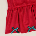 Santa Claus Princess Pet Dress – Warm Christmas Fleece Outfit for Dogs & Cats