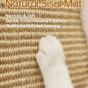 Sisal Cat Scratcher Mat | Durable Scratch Pad for Walls & Furniture