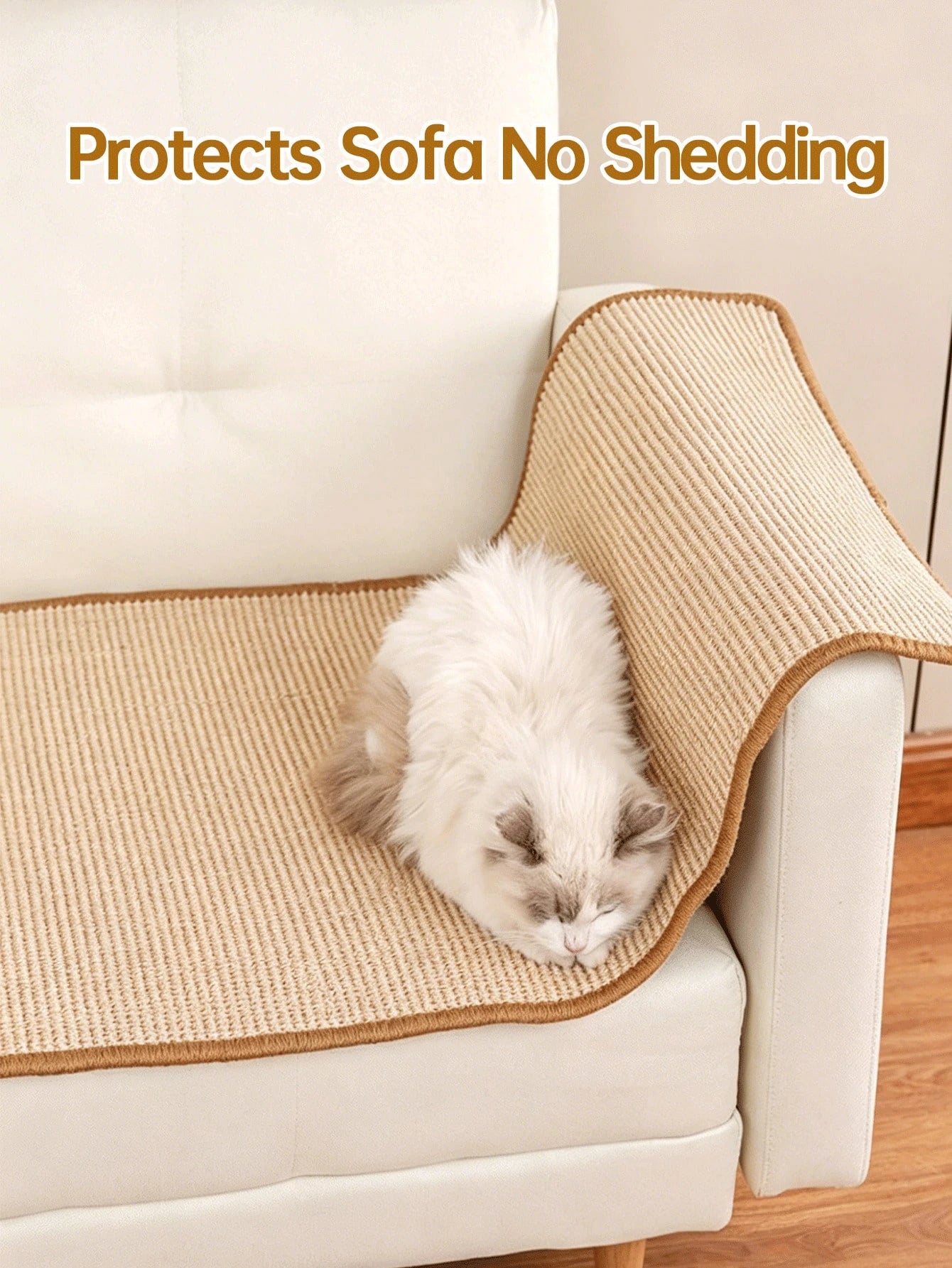 Sisal Cat Scratcher Mat | Durable Scratch Pad for Walls & Furniture