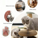 Interactive Accordion Cat Scratching Board with Bell Ball | Foldable Cardboard Cat Scratcher
