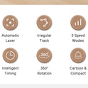 ROJECO Interactive Laser Cat Toy: The Ultimate Automatic Playmate for Your Cat