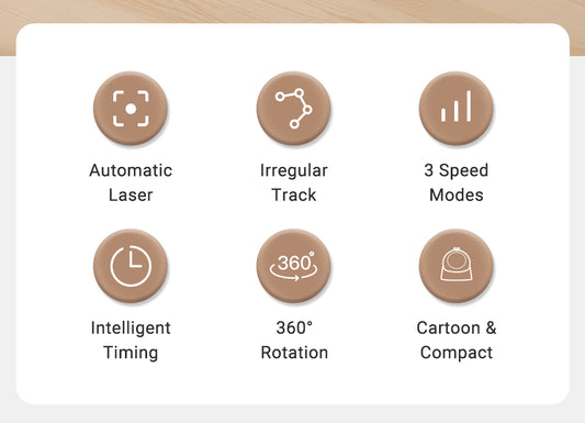 ROJECO Interactive Laser Cat Toy: The Ultimate Automatic Playmate for Your Cat