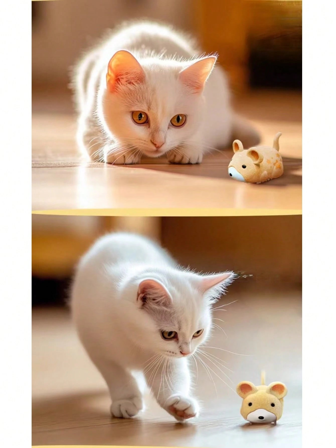 Automatic Plush Mouse Cat Toy | Interactive Vibrating Toy for Cats & Kittens