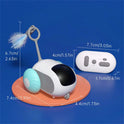 USB Rechargeable Remote Control Mouse Cat Toy with Feather Wand | Interactive Cat Toy