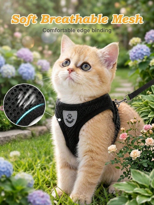 Breathable No-Pull Pet Harness | Adjustable Dog & Cat Vest