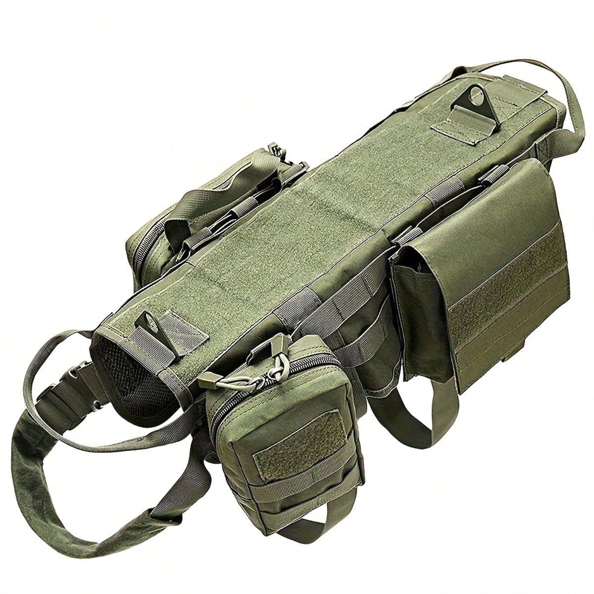 Tactical Dog Harness with Pockets – Adjustable No-Pull Vest