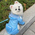 Waterproof Full Coverage Dog Raincoat with Boots & Reflective Strips