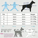 Waterproof Full Coverage Dog Raincoat with Boots & Reflective Strips