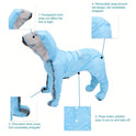 Waterproof Full Coverage Dog Raincoat with Boots & Reflective Strips