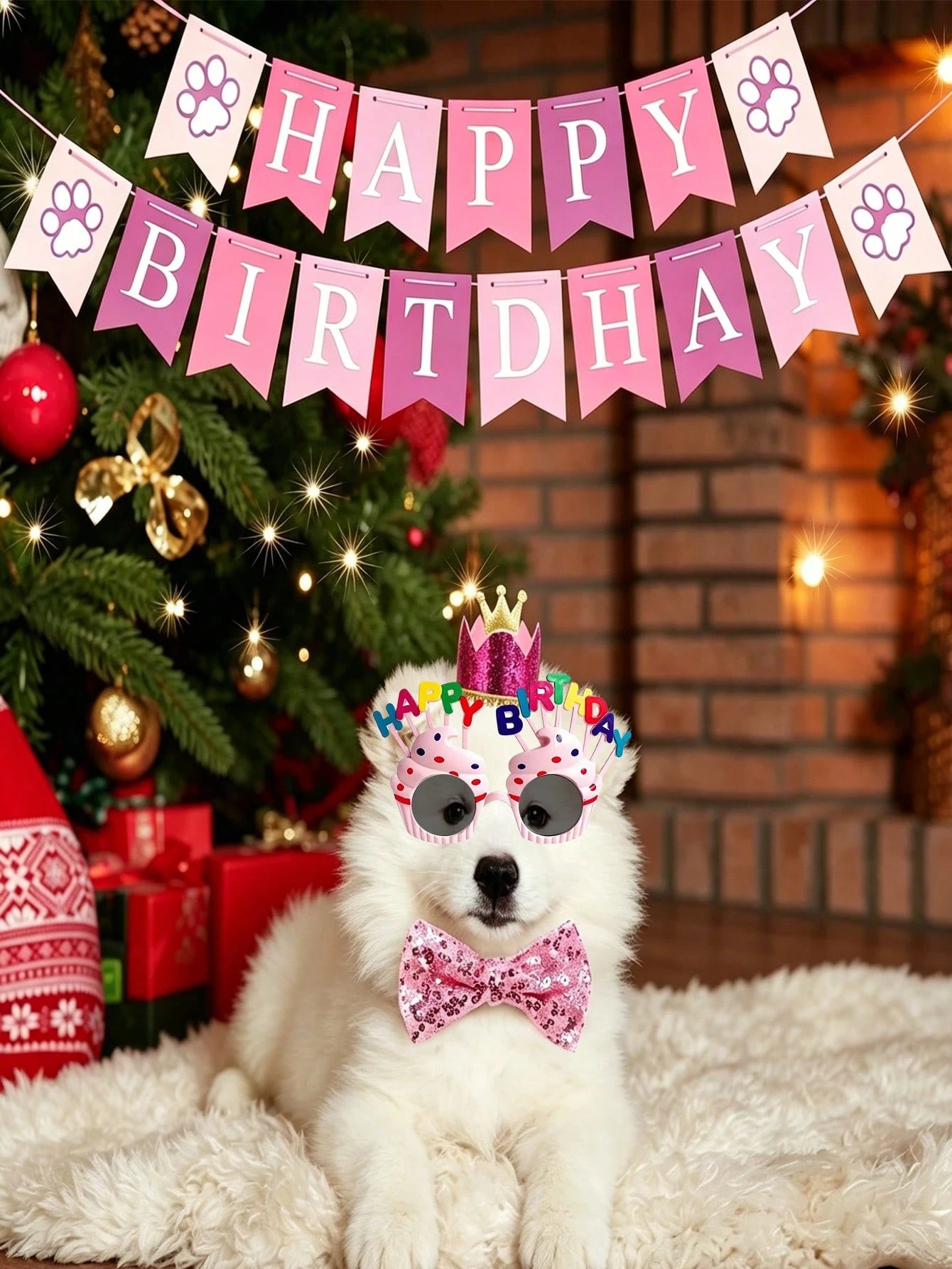 Pet Birthday Party Set – Dog Birthday Decorations & Photo Props