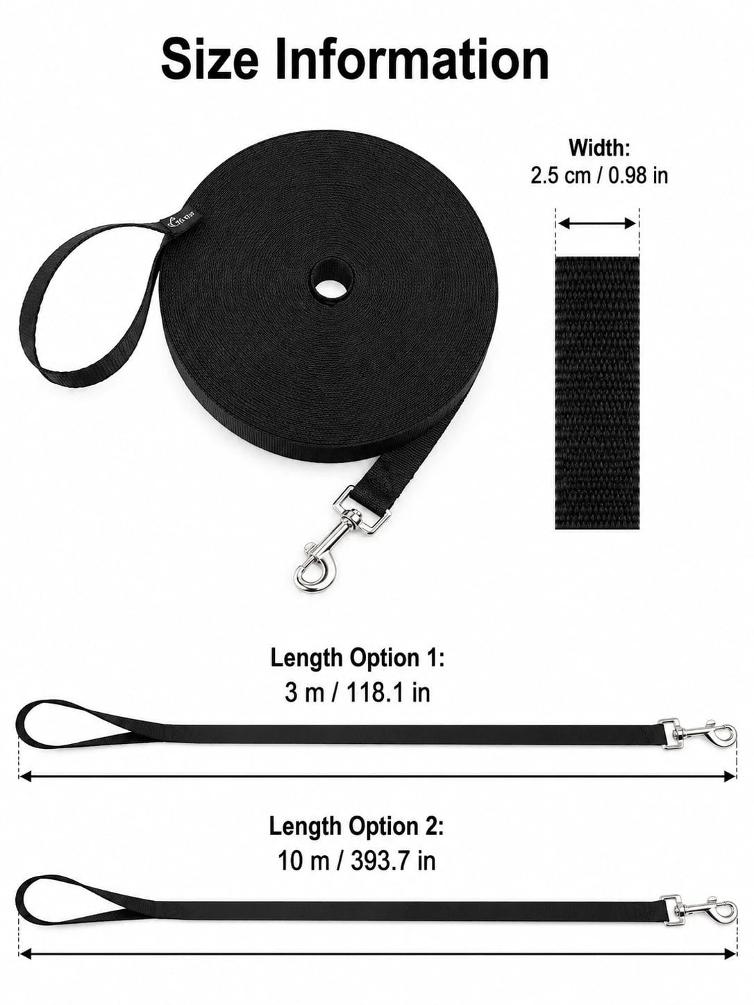 Long Dog Training Leash 3m–10m | Recall Lead for Outdoor Training