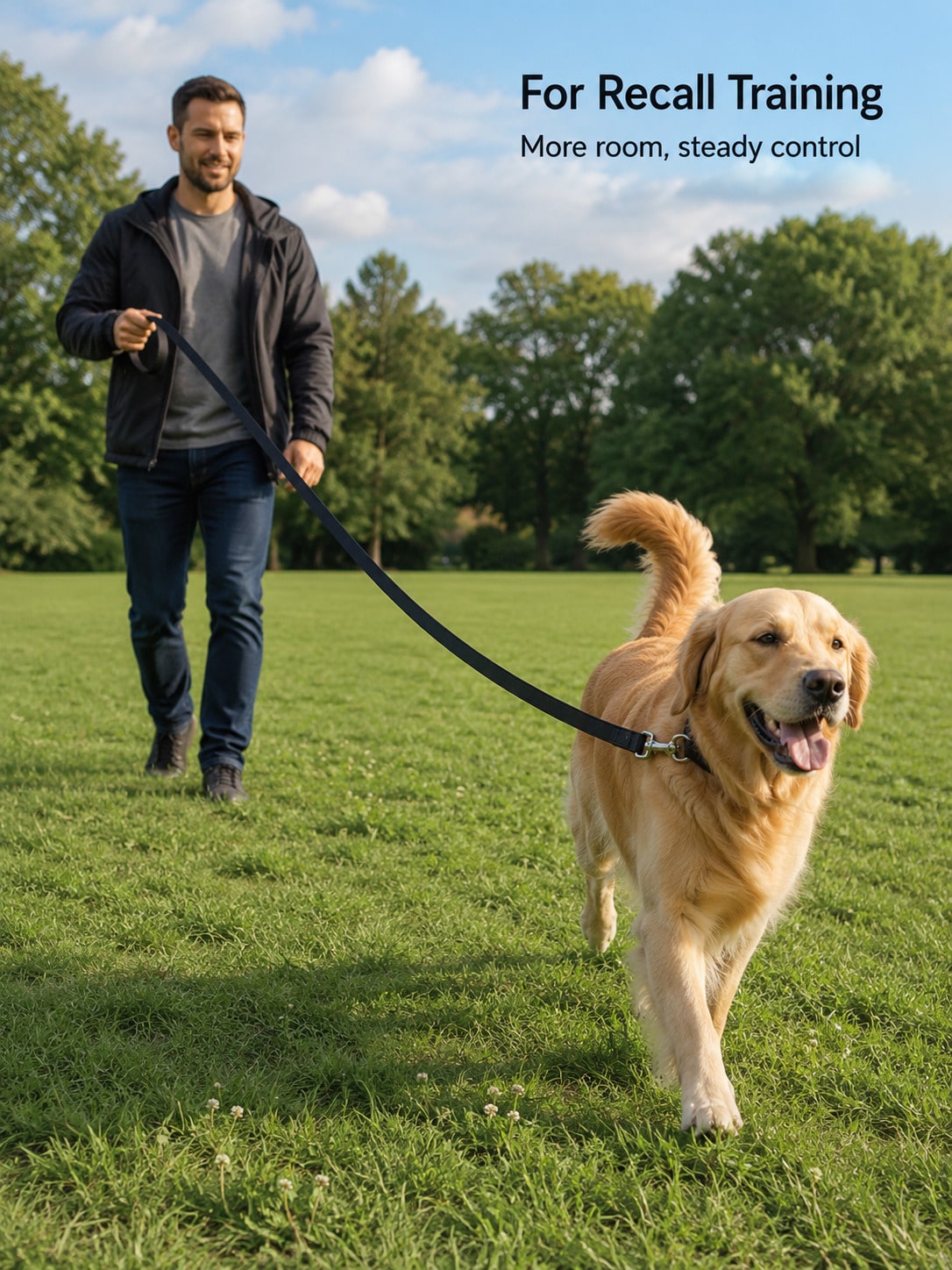 Long Dog Training Leash 3m–10m | Recall Lead for Outdoor Training