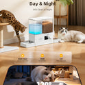 ROJECO 8.5L Automatic Pet Feeder with Camera option | 2-in-1