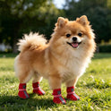 4pcs Breathable Dog Shoes | Anti-Slip Reflective Pet Boots