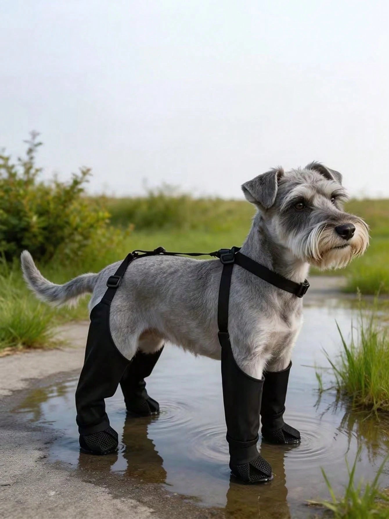 Adjustable Waterproof Dog Boots | Non-Slip Paw Protectors for Pets