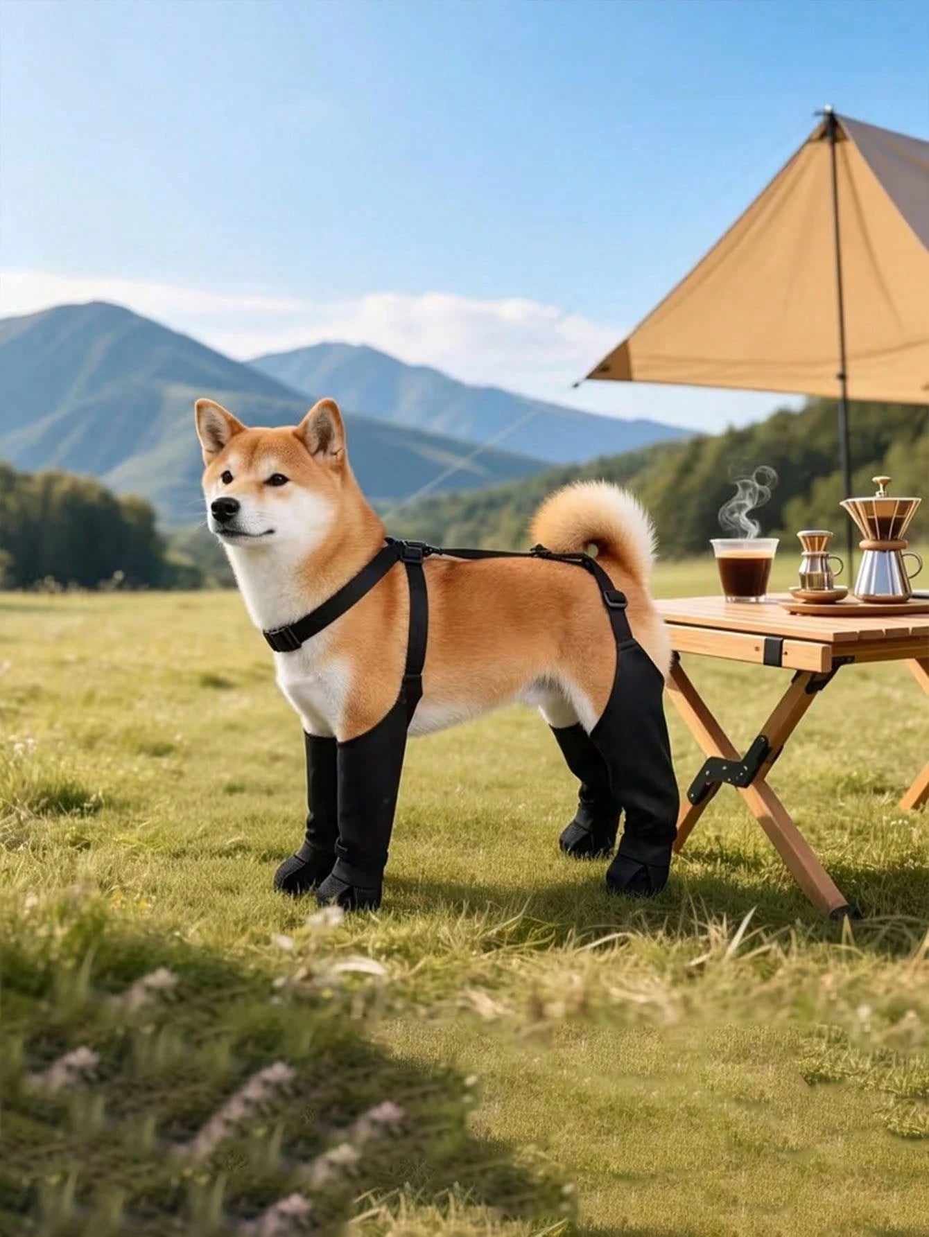 Adjustable Waterproof Dog Boots | Non-Slip Paw Protectors for Pets