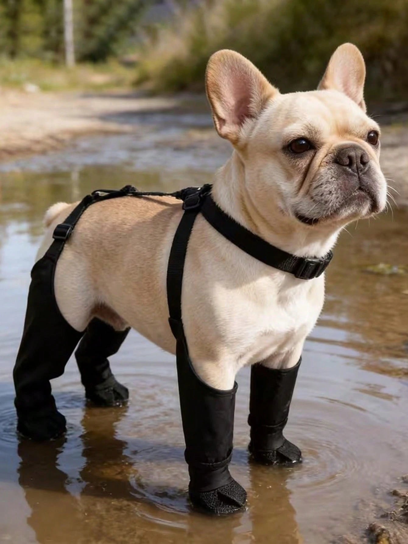 Adjustable Waterproof Dog Boots | Non-Slip Paw Protectors for Pets