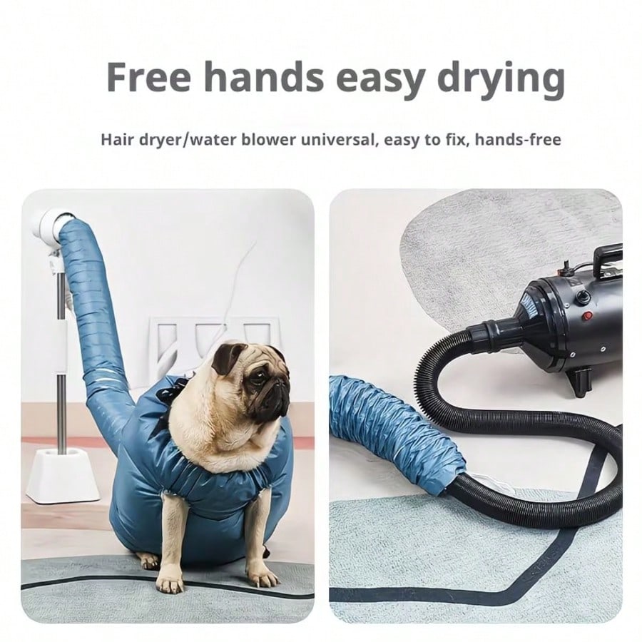 Hands-Free Pet Drying Bag | Quick-Dry Grooming Bag for Cats & Small Dogs