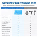 Hands-Free Pet Drying Bag | Quick-Dry Grooming Bag for Cats & Small Dogs
