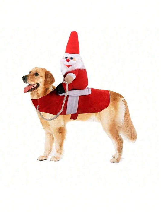 Funny Christmas Dog & Cat Costume – Festive Holiday Outfit for Small & Medium Pets