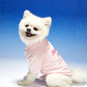 Pink Pet Hoodie for Cats & Dogs | Cute Letter Print Hoodie