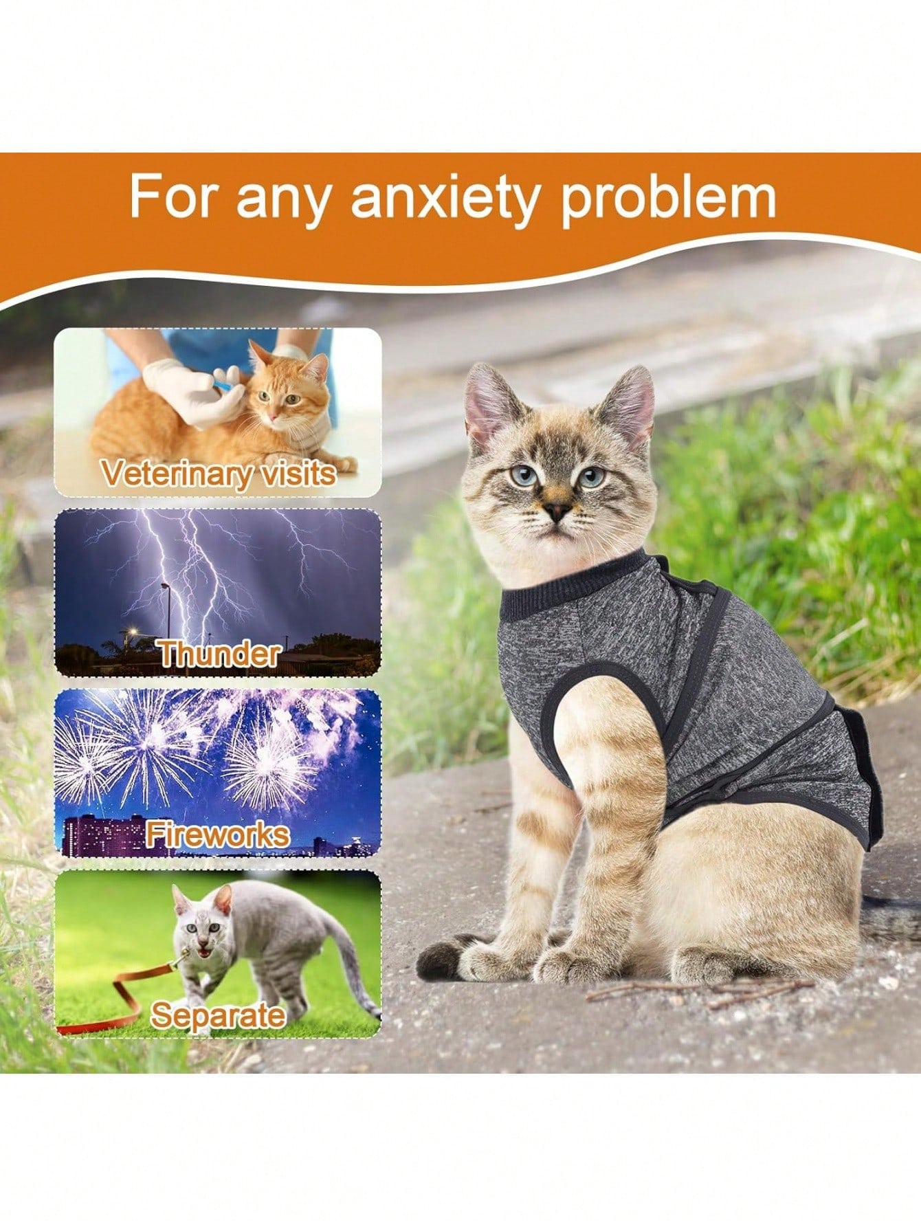 Pet Recovery Suit for Dogs & Cats | Adjustable Surgery Wrap