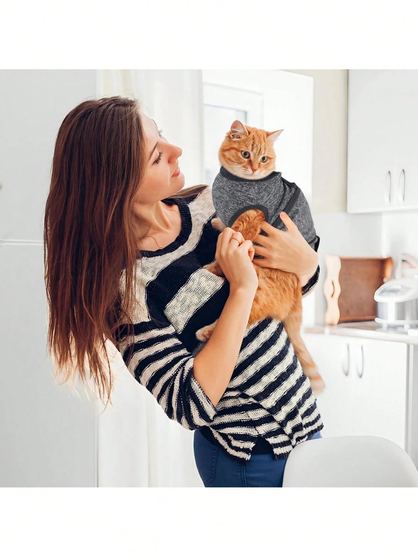 Pet Recovery Suit for Dogs & Cats | Adjustable Surgery Wrap