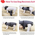 Pet Recovery Suit for Dogs & Cats | Adjustable Surgery Wrap