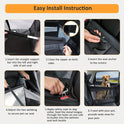 Large Pet Car Seat Cushion | Comfortable Dog & Cat Travel Seat Bed