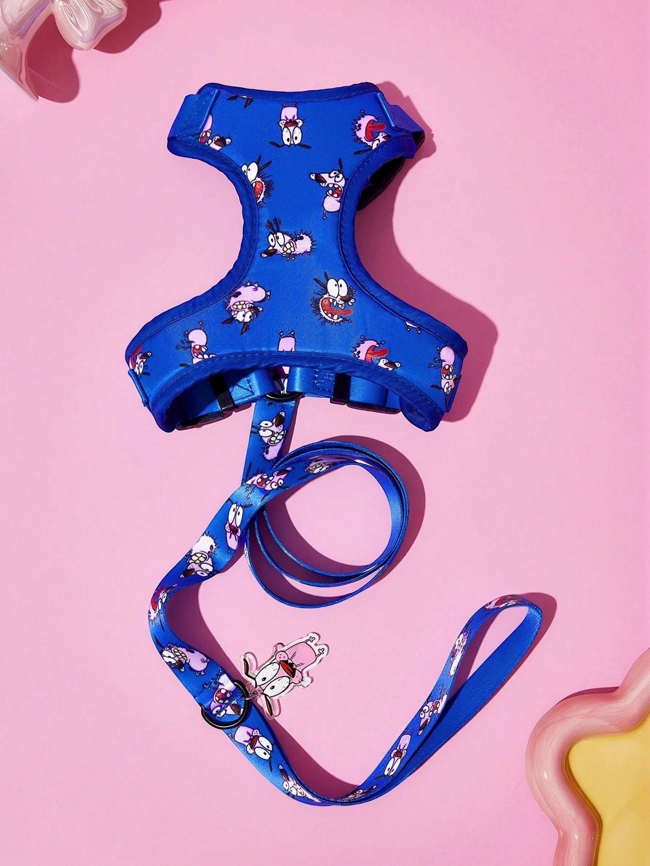 Courage the Cowardly Dog Pet Harness – Cartoon Cat & Dog Walking Gear