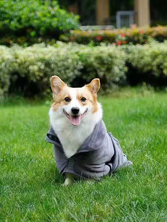 Quick-Dry Dog Bathrobe | Absorbent Pet Towel for Dogs & Cats