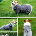 Quick-Dry Dog Bathrobe | Absorbent Pet Towel for Dogs & Cats