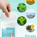 Pet Dental Finger Wipes for Dogs & Cats – 20 Count Oral Care Wipes