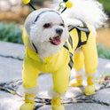 Waterproof Full Body Dog Raincoat | Breathable Hooded Rain Jacket