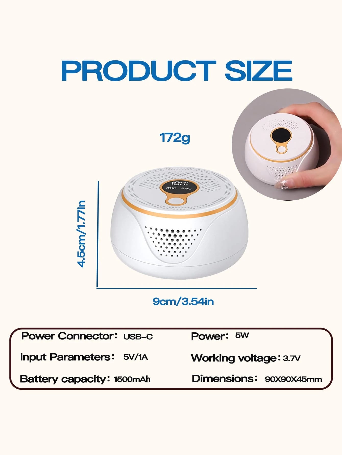 Pet Odor Eliminator | USB Rechargeable Cat & Dog Deodorizer