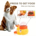 Interactive Duck Dog Treat Dispenser Toy | Slow Feeder Puzzle Toy for Dogs