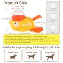 Interactive Duck Dog Treat Dispenser Toy | Slow Feeder Puzzle Toy for Dogs