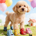 Pet Dog Summer Sandals | Non-Slip Shoes for Dogs & Cats (set of 4)