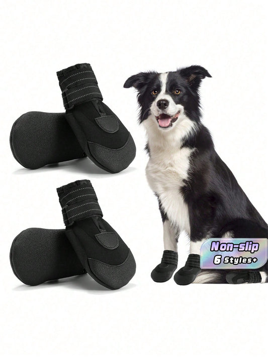 Non-Slip Dog Boots for Medium & Large Dogs